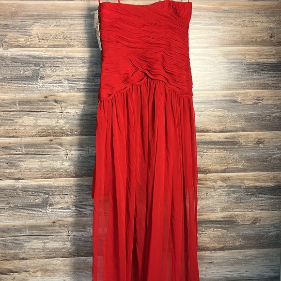 Bari Jay Red Convertible Prom Dress Size 0 NWT - Picture 6 of 7